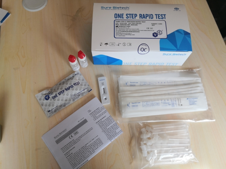 Coronavirus (covid-19) Rapid Test 